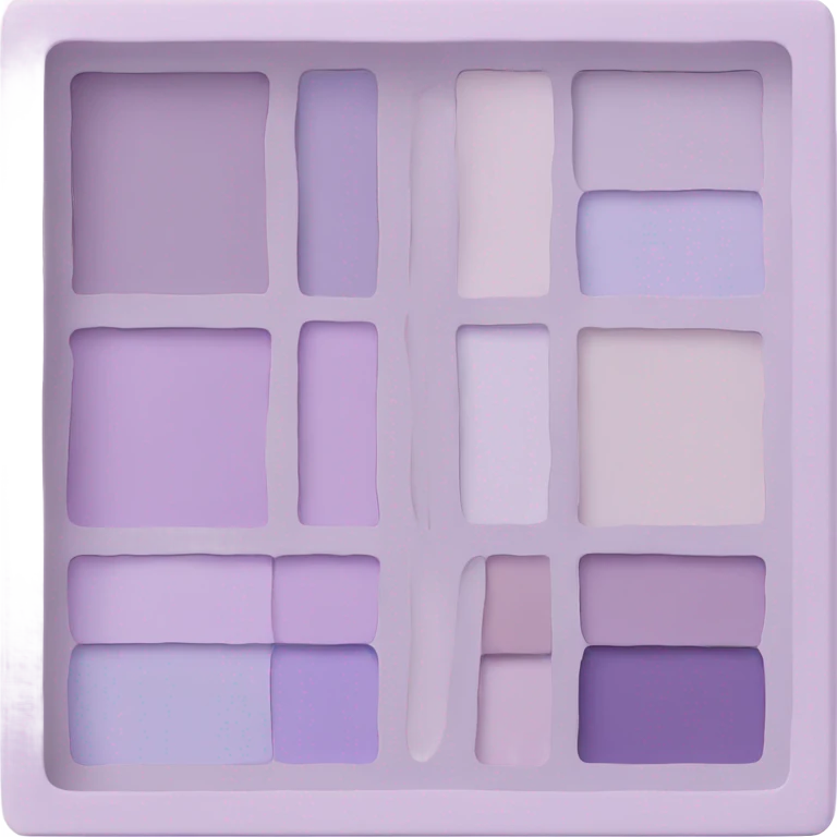 eyeshadow box pastel purple  emoji