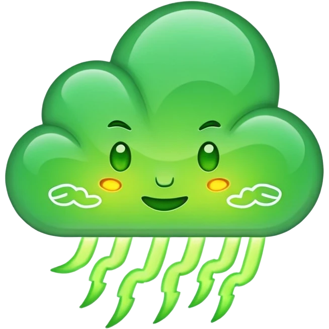 Green elctrisity emoji