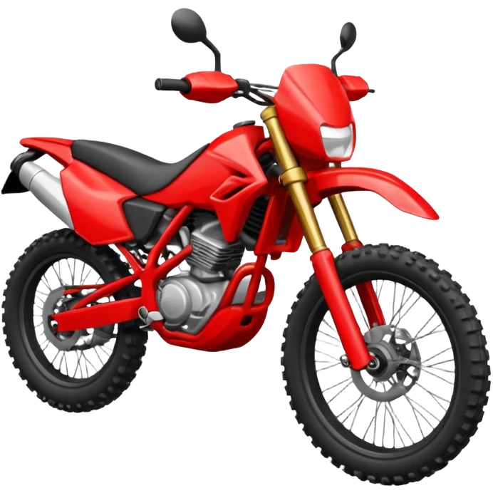 red enduro bike emoji