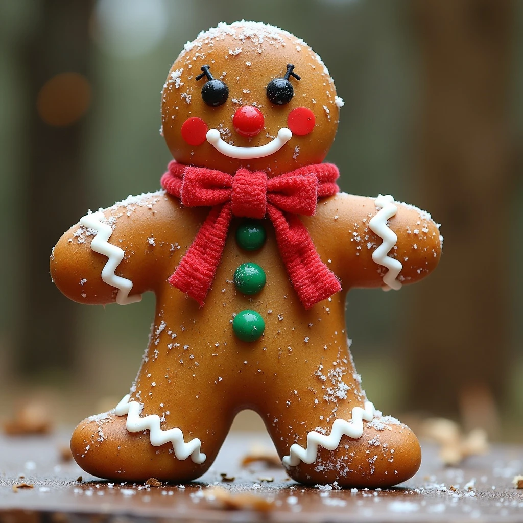 gingerbread man emoji