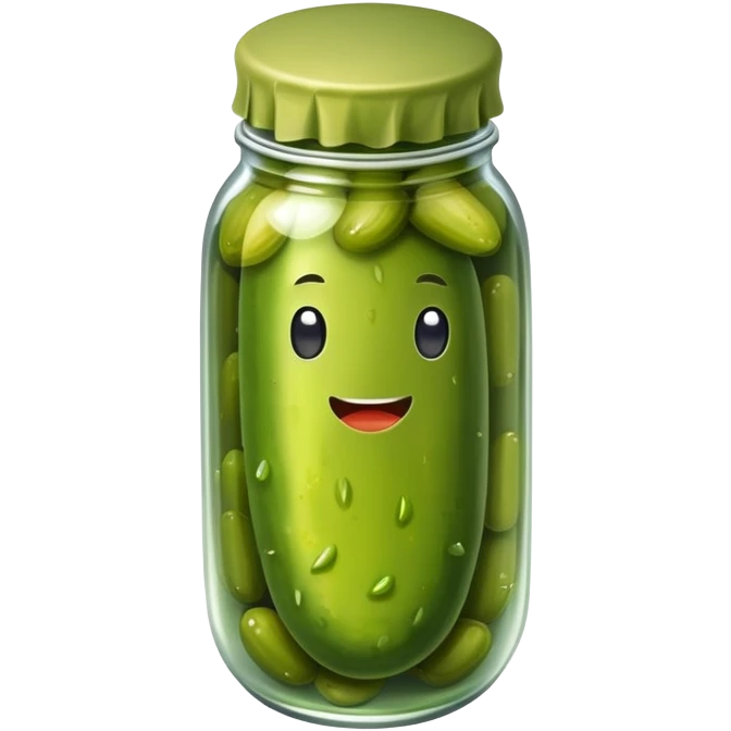 shiny pickle emoji