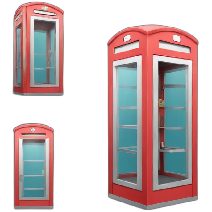 cute phonebooth emoji