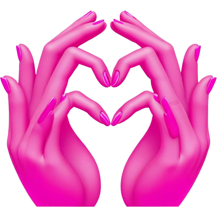 Neon pink  plumbob sims

heart made of female neon hands emoji