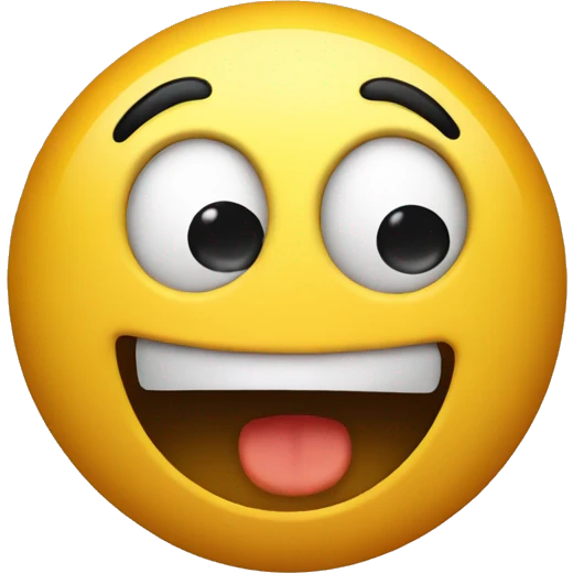 Shocked smiley face emoji