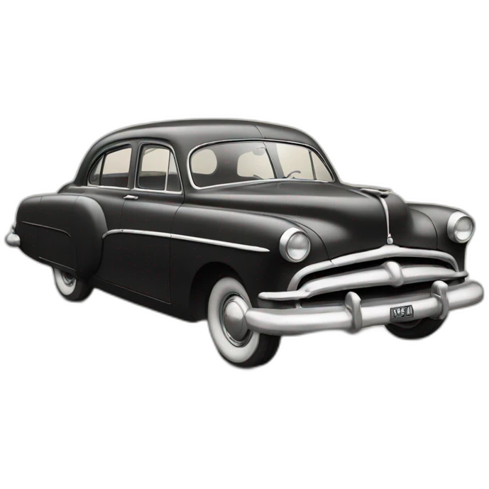 voiture ancienne 1950 emoji