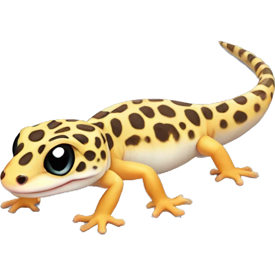 Leopard gecko emoji