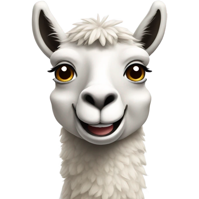 smiled lama emoji
