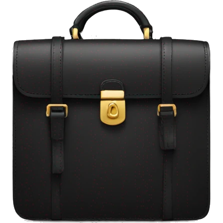 black business bag  emoji
