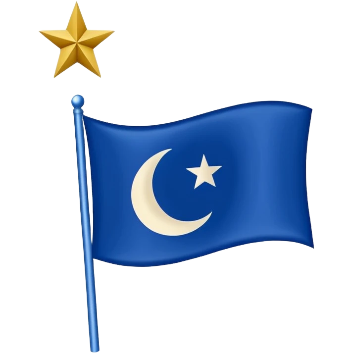 Göktürk bayrağı emoji