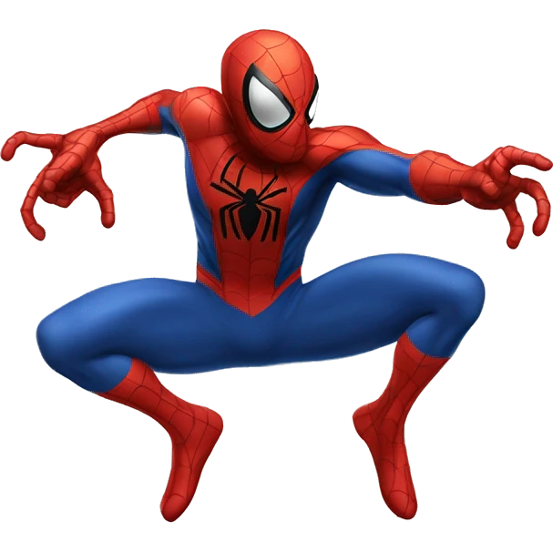 Spiderman qui se combat emoji