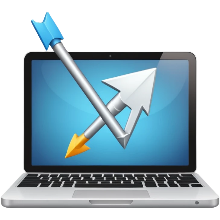 the cursor on the computer emoji