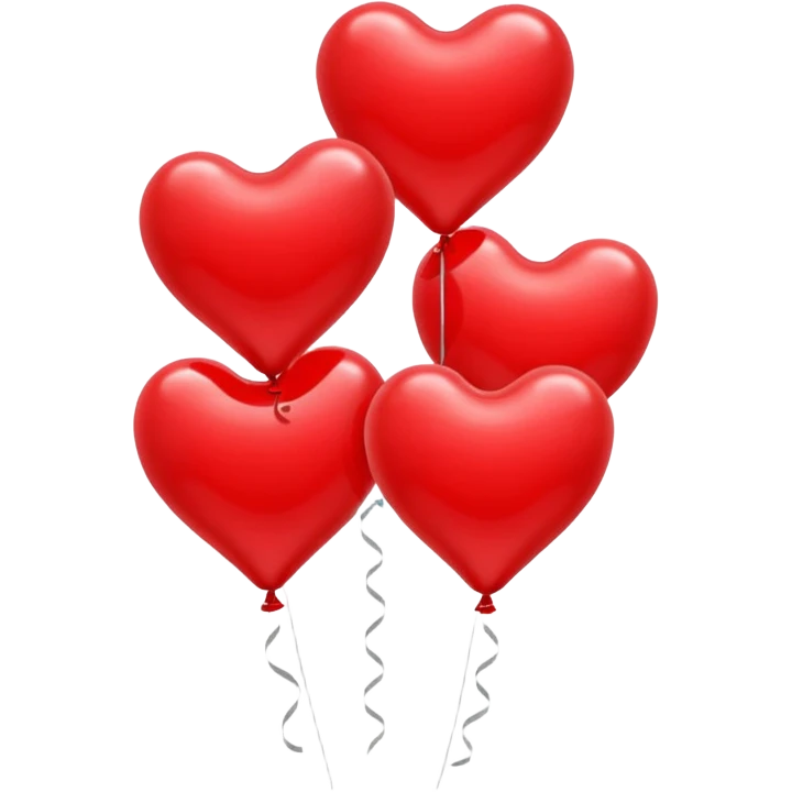 heart balloons emoji