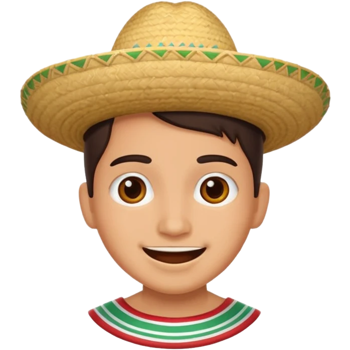 Happy Mexican emoji