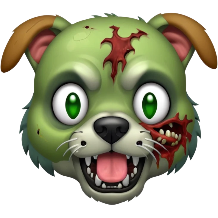 Zombie dog  emoji