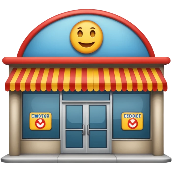 FRONT SUPERMARKET ENTRANCE emoji