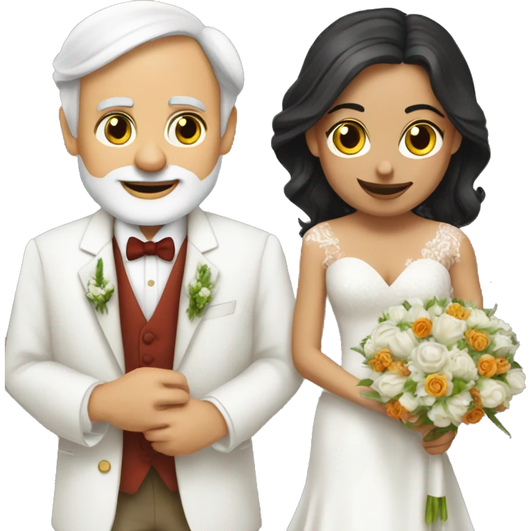 Meloni and Modi's wedding emoji