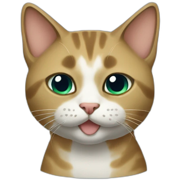 Gato lechuga emoji