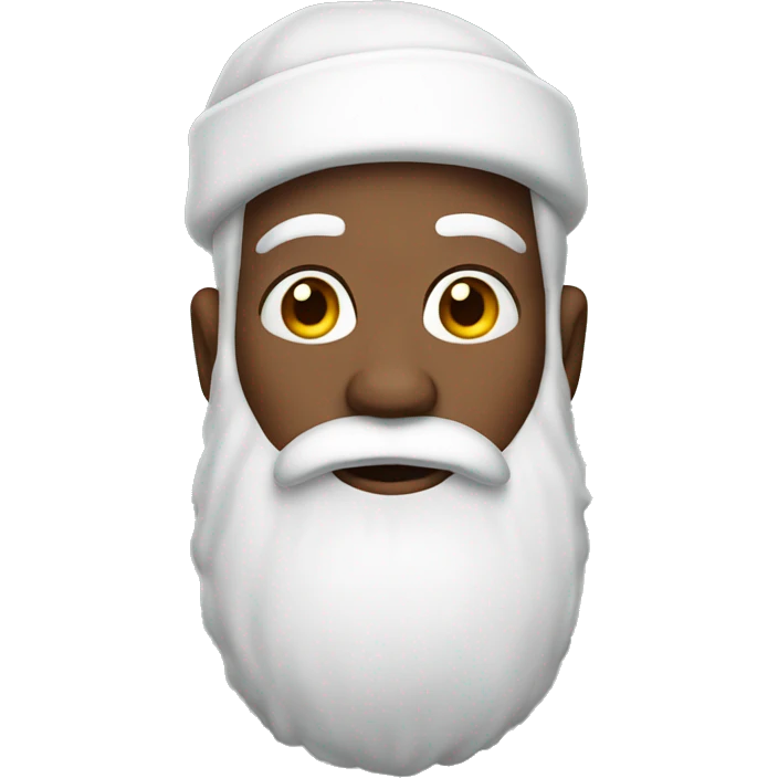 Santa claus without a beard emoji