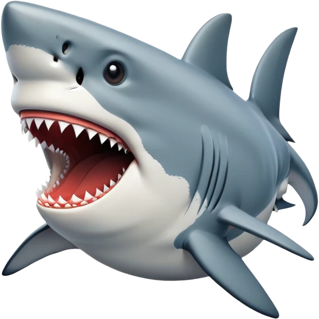 Shark eating Trump emoji