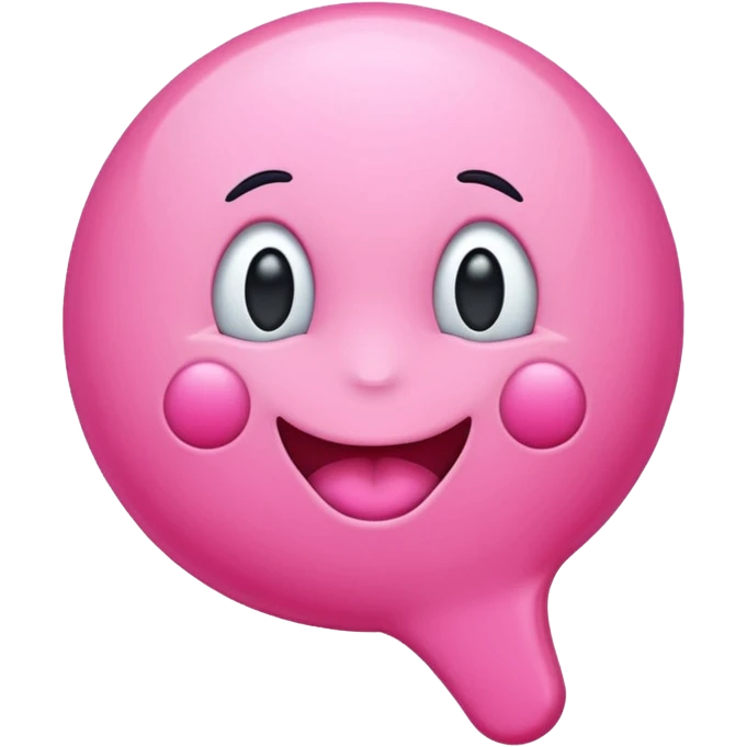 Pink emoji