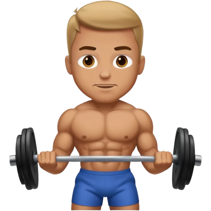 man lifting weights

 emoji