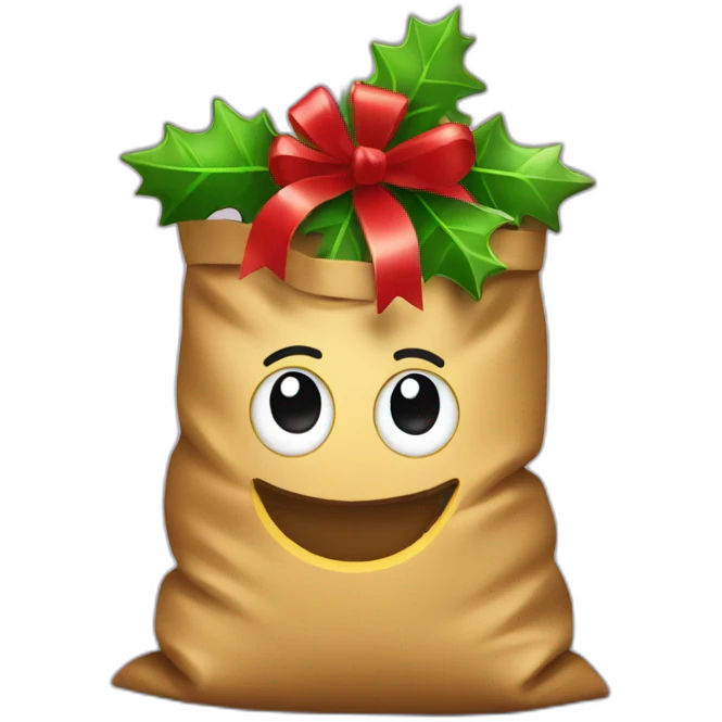christmas bag emoji