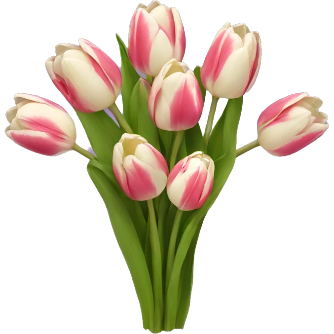Tulips bouquet  emoji