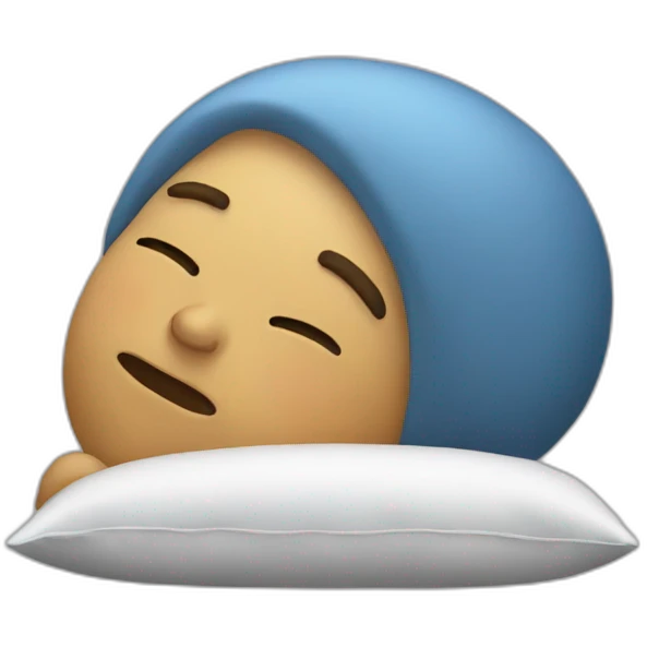 Someone sleeping emoji