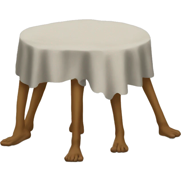 Painting with legs emoji