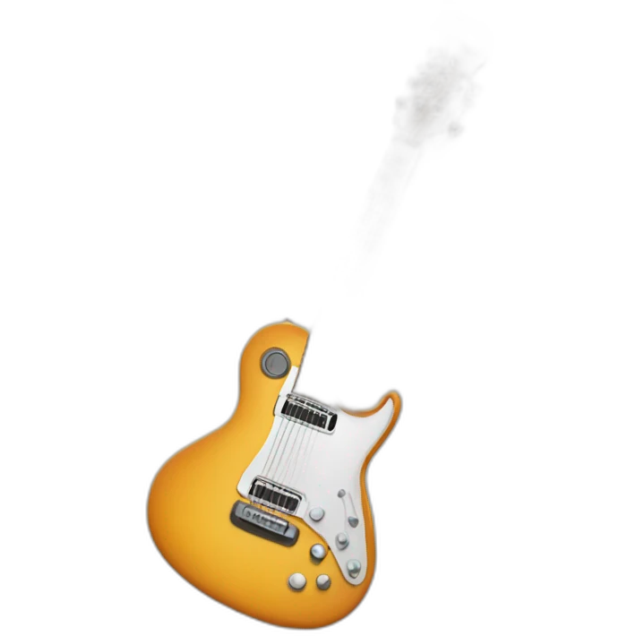 Guitare électrique emoji