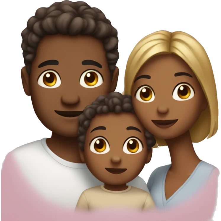 couple with a baby emoji