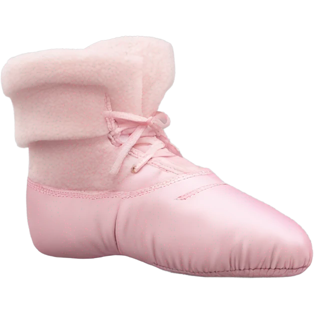 bloch pink warm up ballet booties emoji