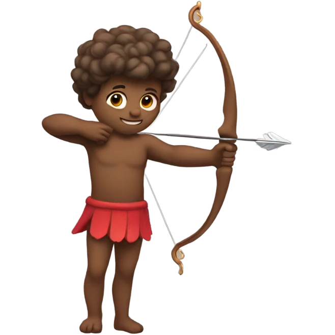 Cupid shooting a arrow  emoji