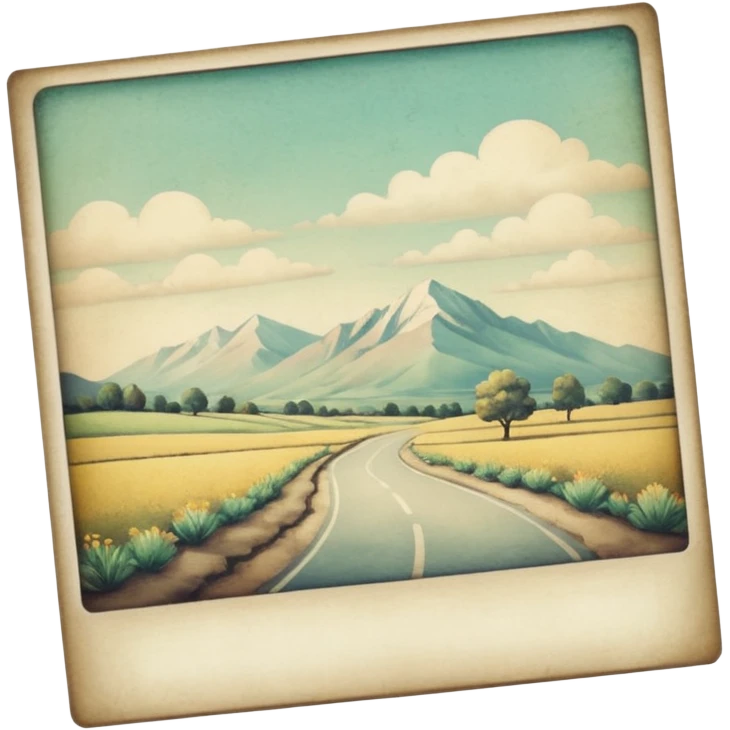 Polaroid photo emoji