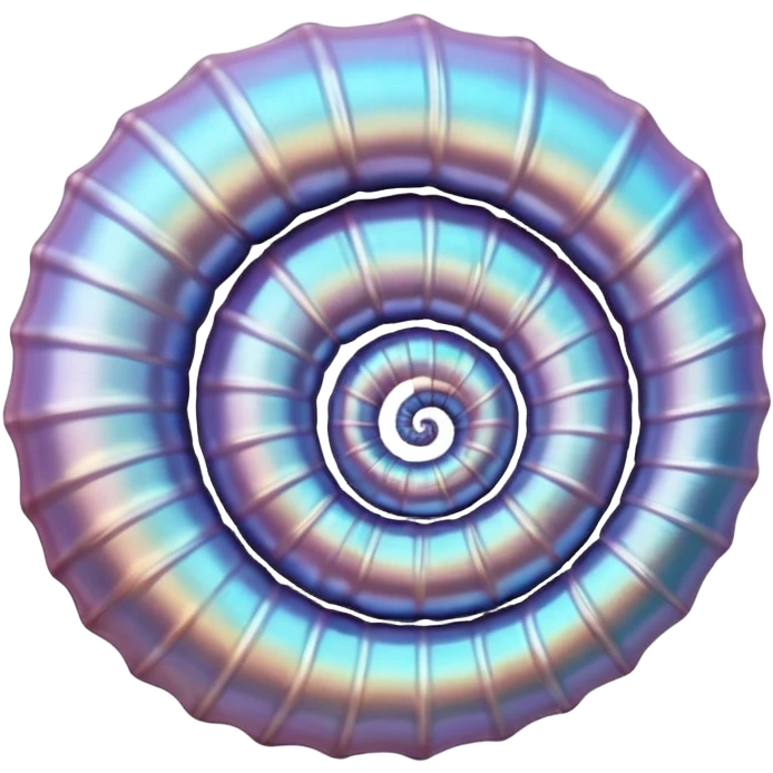 Iridescent seashell  emoji