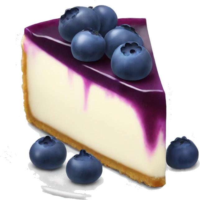 Blueberry Cheesecake  emoji