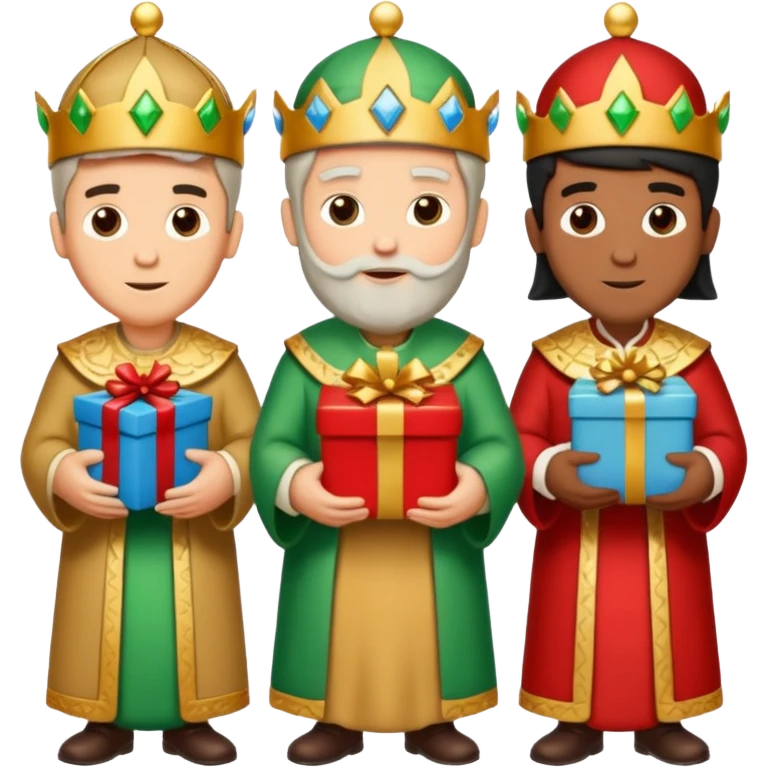 The-three-wise-man emoji