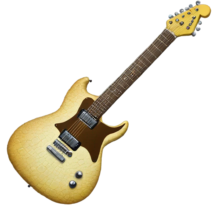 guitar crocodile emoji