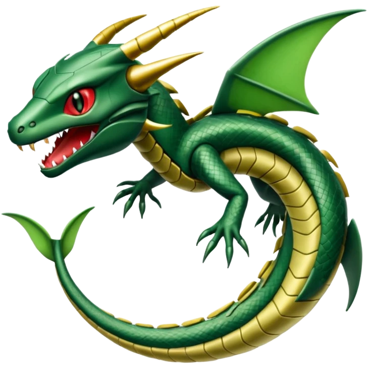 Pokemon  legendary Rayquaza emoji