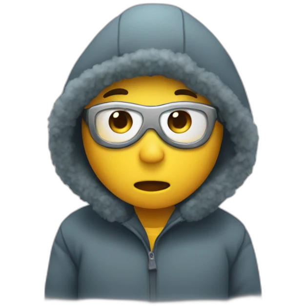 person who is cold emoji