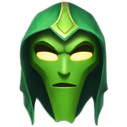 rubick with mask emoji
