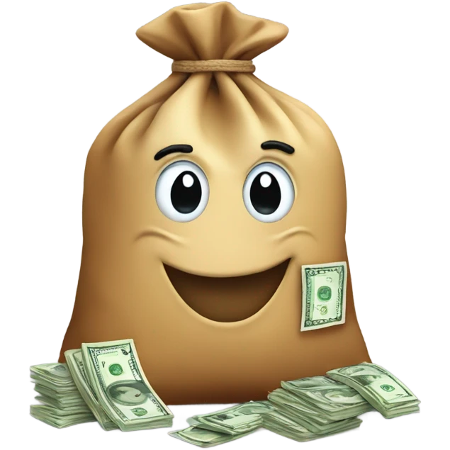 money bag kool aid emoji
