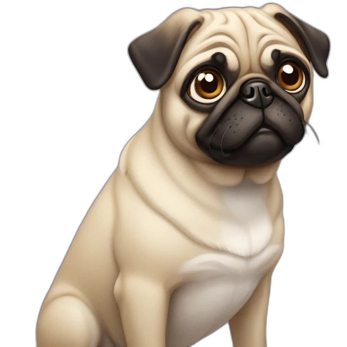Pug dog emoji