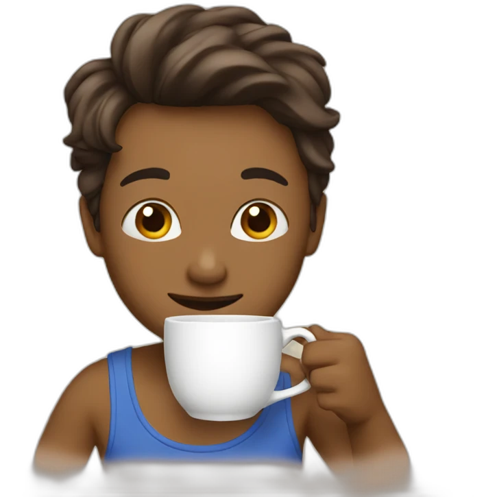 drinking tea emoji