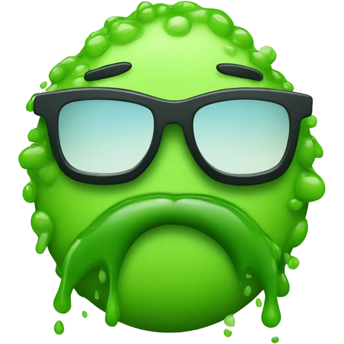Booger sunglasses emoji