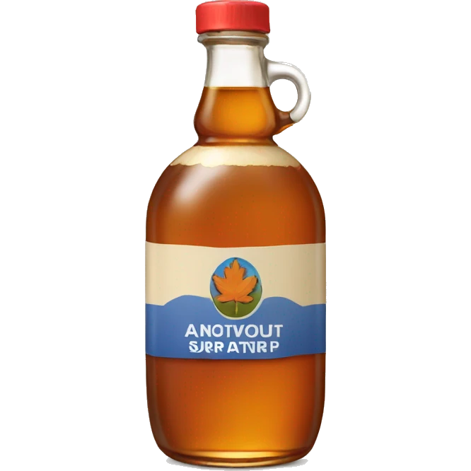 Maple syrup emoji