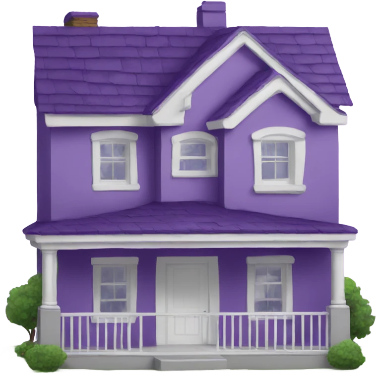 House purple one emoji