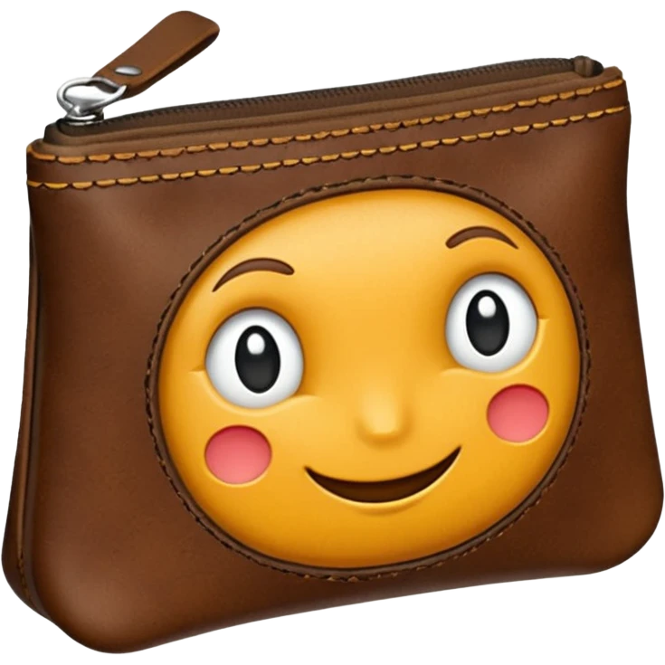 Coin purse – small pouch with zipper or clasp. emoji