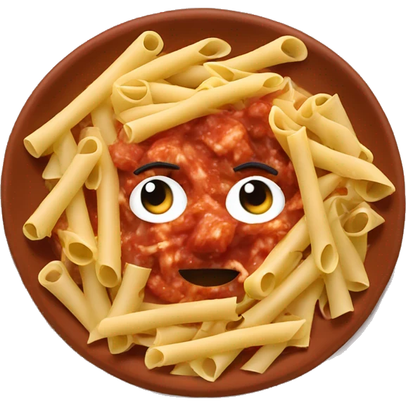Un plat de pasta al amatriciana emoji