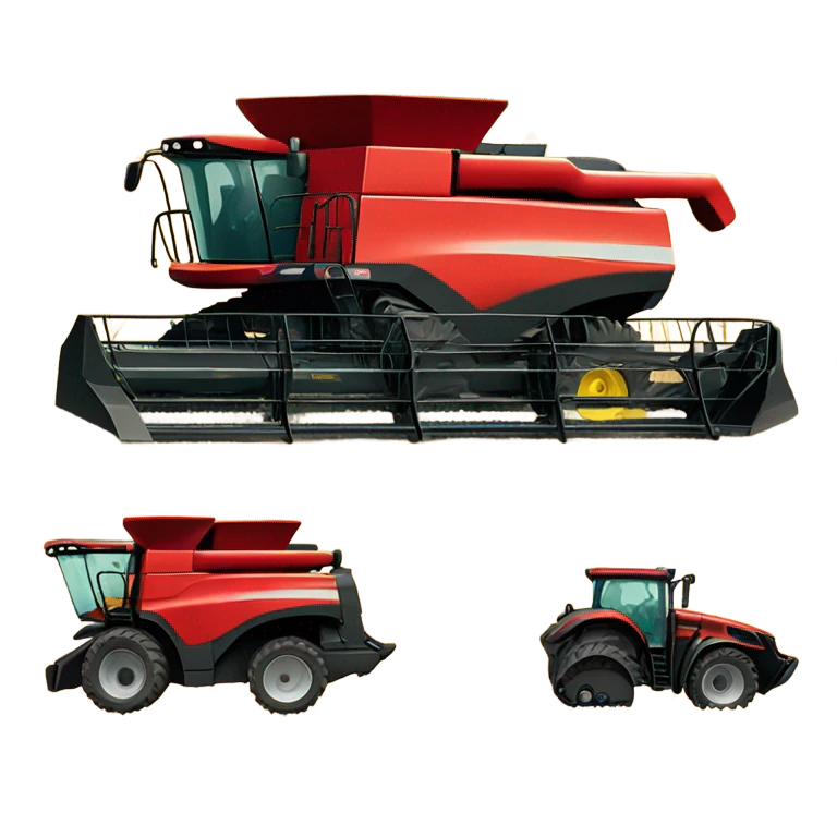combine harvester emoji